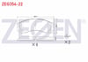 FREN BALATA ON IKAZLI MITSUBISHI OUTLANDER I 2.0 2001-2006/ OUTLANDER I 2.0 T 2001-2006/ OUTLANDER I 2.0 DI-D 2006-2012