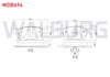 FREN BALATA ON IKAZLI OPEL ASTRA K 1.6 CDTI 16 JANT 2015- / ASTRA K 1.4i TURBO 16 JANT 2015- / ASTRA K 1.0i TURBO 16 JANT 2015-