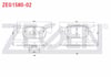 FREN BALATA ON IKAZLI OPEL CORSA E 1.3 CDTI 15 JANT 2014- / CORSA E 1.2 2014- / CORSA E 1.4 2014- / ADAM 1.2 2013- / ADAM 1.4 2013-
