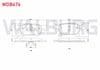 FREN BALATA ON IKAZLI OPEL CORSA E 1.3 CDTI 15 JANT 2014- / CORSA E 1.2 2014- / CORSA E 1.4 2014- / ADAM 1.2 2013- / ADAM 1.4 2013-