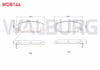 FREN BALATA ON IKAZLI OPEL FRONTERA A 2.0i 1992-1998 / FRONTERA A 2.5 TDS 1992-1998