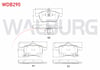 FREN BALATA ON IKAZLI OPEL ZAFIRA A 1.6 16v 1999-2005/ ZAFIRA A 1.8 16v 1999-2005/ ASTRA G 1.6 16v 1998-2005/ ASTRA G 2.0 16v 1998-2005/ ASTRA G 2.0 DTI 1998-2005 / ASTRA F 2.0 1991-1998