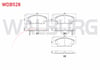 FREN BALATA ON IKAZLI TEL DELIKLI HONDA JAZZ III (GE) 1.4i 2008-2012 / JAZZ IV (GK) 1.3 2016-