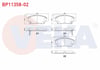 FREN BALATA ON IKAZLI TEL DELIKLI HONDA JAZZ III (GE) 1.4i 2008-2012 / JAZZ IV (GK) 1.3 2016-