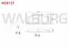 FREN BALATA ON IKAZLI TEL DELIKLI TOYOTA COROLLA (_E9_) 1.3i 1987-1993 / COROLLA (_E9_) 1.8 D 1987-1993 / COROLLA (_E9_) 1.6i 1987-1993 / CARINA (_T17_) 1.6i 1987-1992