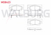 FREN BALATA ON IKAZLI TOYOTA AVENSIS (T25) 1.6 VVT-I 2003-2008 / TOYOTA AVENSIS (T25) 1.8 2003-2008 / TOYOTA AVENSIS (T25) 2.0 D-4D 2003-2008