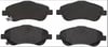 FREN BALATA ON IKAZLI TOYOTA AVENSIS (T25) 1.6 VVT-I 2003-2008 / TOYOTA AVENSIS (T25) 1.8 2003-2008 / TOYOTA AVENSIS (T25) 2.0 D-4D 2003-2008