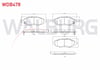 FREN BALATA ON IKAZLI TOYOTA HI-LUX PICK UP 2.5 D 2005-2011 / HI-LUX PICK UP 2.5 D-4D 2005-2011