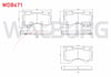FREN BALATA ON IKAZLI TOYOTA LAND CRUISER 4.7 V8 2008- / LAND CRUISER 4.5 D V8 2008-  / LAND CRUISER 3.0 D-4D 2008-