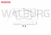FREN BALATA ON LAND ROVER FREELANDER (LN) 2.5i 18.20mm 2000-2006