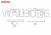 FREN BALATA ON LAND ROVER RANGE ROVER EVOQUE (LV) 2.0 Si4 2011-