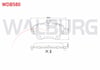 FREN BALATA ON MERCEDES A SERISI (W176) A 180 2012- / A 200 2012- / B SERISI (W246) B 200 2011-