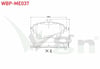 FREN BALATA ON MERCEDES A SERISI (W176) A 180 2012- / A 200 2012- / B SERISI (W246) B 200 2011-