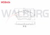 FREN BALATA ON MERCEDES B SERISI (W245) B 200 CDI 2005-2011 / MERCEDES A SERISI (W169) A 200 2004-2012 / MERCEDES B SERISI (W245) B 200 CDI 2005-2011