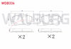 FREN BALATA ON MERCEDES C SERISI (W203) C 200 CDI 2000-2006/ (W203) C 180 2000-2006/ (W203) C 200 2000-2006/ (W203) C 270 CDI 2000-2006/ (W203) C 220 CDI 2000-2006/ SLK (R171) 200 2004-2011/