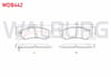 FREN BALATA ON MITSUBISHI L 200 (K7T,K6T) 2.5 TD 4WD 1996-2007