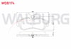 FREN BALATA ON NISSAN PRIMERA (P11) 1.6i 16v 1996-2001 / (P11) 1.8i 16v 1996-2001 / (P11) 2.0i 16v 1996-2001 / (P11) 2.0 TD 1996-2001 / PRIMERA (P10) 2.0i 1990-1998