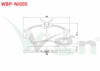 FREN BALATA ON NISSAN PRIMERA (P11) 1.6i 16v 1996-2001 / (P11) 1.8i 16v 1996-2001 / (P11) 2.0i 16v 1996-2001 / (P11) 2.0 TD 1996-2001 / PRIMERA (P10) 2.0i 1990-1998