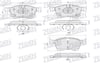 FREN BALATA ON NISSAN QASHQAI III (J12) 1.3 DIG-T 2021- / RENAULT AUSTRAL TCe 130,140 2022-