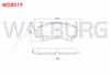 FREN BALATA ON NISSAN QASHQAI (J10) 1.5 DCI 2007-2014/X-TRAIL (T31) 2.0 DCI 2007-2013/X-TRAIL (T31) 2.0i 2007-2013/QASHQAI (J10) 2.0 DCI 2007-2014/RENAULT KOLEOS (HY) 2.0 DCI 2008-2014