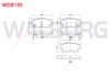 FREN BALATA ON NISSAN SUNNY III (N14) 1.4i 1990-1996 / SUNNY III (N14) 1.6i 1990-1996