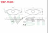 FREN BALATA ON PEUGEOT 206 (2A/C) 1.4i 16v 1998-2006 / 206 (2A/C) 1.4 HDI 1998-2006 / 206 (2A/C) 1.6i 16v 1998-2006