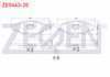 FREN BALATA ON PEUGEOT 206 (2A/C) 1.4i 16v 1998-2006 / 206 (2A/C) 1.4 HDI 1998-2006 / 206 (2A/C) 1.6i 16v 1998-2006
