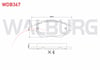 FREN BALATA ON PEUGEOT 307 1.6 2000-2007/ 307 1.6 HDI 2000-2007/ 207 1.4i 2006-2012/ 207 1.6i 16v 2006-2012/ 207 1.6 HDI 2006-2012/ CITROEN C4 1.6 2004-2009/ C4 1.6 HDI 2004-2009