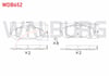 FREN BALATA ON PEUGEOT 308 II 1.6 HDI 2014-/ 308 II 1.2 THP 2014-/ 308 II 1.6 2014-