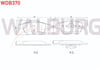 FREN BALATA ON RENAULT LAGUNA II 1.6i 16v 16 JANT 2001-2007/ LAGUNA II 1.8i 16v 16 JANT 2001-2007/ LAGUNA II 2.0i 16v 17 JANT 2001-2007 / LAGUNA II 1.9 DCI 17 JANT 2001-2007