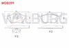FREN BALATA ON RENAULT MEGANE II (BM0/1,CM0/1) 1.5 DCI 2002-2008 / MEGANE II (BM0/1,CM0/1) 1.9 DCI 2002-2008 / MEGANE II (BM0/1,CM0/1) 1.6i 16v 2002-2008