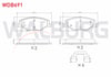 FREN BALATA ON SKODA FABIA II 1.2 2006-2015 / 1.2 TSI 2006-2015 / 1.4 2006-2015 / 1.6 2006-2015