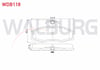 FREN BALATA ON SKODA FAVORIT 136 1.3 1989-1994 / FORMAN 1.3 1990-1994 / FAVORIT PICK UP 1.3 1992-1997/ FORD SIERRA (GBC) 1.6 1982-1987