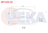 FREN BALATA ON SUBARU FORESTER (SF) 1995-2002 / IMPREZA 1992-2000 / IMPREZA 2000-2007 / LEGACY II (BD,BG) 1994-1999 / OUTBACK (BE, BH) 1998-2003