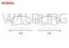 FREN BALATA ON SUBARU XV 1.6i 2017- / FORESTER 2.0 2018-