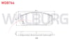 FREN BALATA ON TEL DELIKLI JEEP CHEROKEE (KL) 2.0 CRD 2014- / CHEROKEE (KL) 3.2 V6 2014-