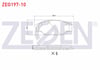 FREN BALATA ON TEL DELIKLI TOYOTA HI-LUX PICK UP (_N_) 2.4 D 4X4 1983-2005 / HI-ACE II (H5_) 2.4 D 1983-1989 / HI-LUX PICK UP (_N_) 2.5 D 1983-2005