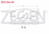 FREN BALATA ON TOYOTA HI-LUX PICK UP 2.5 D 2005-2011 / HI-LUX PICK UP 2.5 D-4D 2005-2011 / HI-LUX PICK UP 3.0 D-4D 2005-2011