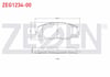 FREN BALATA ON TOYOTA RAV4 III (ACA3_, ACE_, ALA3_, GSA3_, ZSA3_) 2.0 VVT-I 2005-2012 / RAV4 III 2.2 D 2005-2012 / RAV4 III 2.2 D-4D 2005-2012