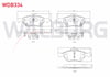 FREN BALATA ON TOYOTA YARIS (P9) 1.0 VVT-I 2006-2010/  YARIS (P9) 1.3 VVT-I 2006-2010 / YARIS (P9) 1.4 D-4D 2006-2010