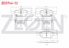 FREN BALATA ON TOYOTA YARIS (P9) 1.0 VVT-I 2006-2010/  YARIS (P9) 1.3 VVT-I 2006-2010 / YARIS (P9) 1.4 D-4D 2006-2010