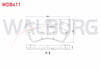 FREN BALATA ON VOLKSWAGEN TOUAREG 3.6 V6 FSI 17 JANT 2002-2010/ TOUAREG 2.5 RS TDI 2002-2010/ TOUAREG 4.2 V8 2002-2010/ PORSCHE CAYENNE 3.2i 17 JANT 2002-2010/CAYENNE 3.6i 17 JANT 2002-2010