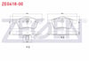 FREN BALATA ON VOLKSWAGEN TRANSPORTER IV (70XB,70XC,7DB,7DW) 2.5 TDI 1990-2003