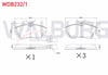 FREN BALATA ON VOLKSWAGEN TRANSPORTER IV (70XB,70XC,7DB,7DW) 1.9 D 1990-2003 / TRANSPORTER IV (70XB,70XC,7DB,7DW) 2.4 D 1990-2003