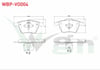 FREN BALATA ON VOLVO S40 II (MS) 1.6i 2004-2012 / S40 II (MS) 2.0i 2004-2012