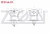FREN BALATA ON VOLVO S40 II (MS) 1.6i 2004-2012 / S40 II (MS) 2.0i 2004-2012