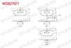 FREN BALATA ON VW GOLF IV 1.4i 16v 1997-2005/ GOLF IV 1.6i 16v 1997-2005/ CADDY II 1.9 TDI 1995-2004/ CADDY II 1.9 SDI 1995-2004/ LEON 1.9 TDI 1999-2006/ IBIZA IV 1.4 TDI 2002-2009/ A1 1.4 TFSI 2010-