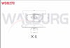 FREN BALATA ON VW GOLF IV 1.4i 16v 1997-2005/ GOLF IV 1.6i 16v 1997-2005/ CADDY II 1.9 TDI 1995-2004/ CADDY II 1.9 SDI 1995-2004/ LEON 1.9 TDI 1999-2006/ IBIZA IV 1.4 TDI 2002-2009/ A1 1.4 TFSI 2010-
