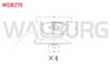 FREN BALATA ON VW GOLF IV 1.4i 16v 1997-2005/ GOLF IV 1.6i 16v 1997-2005/ CADDY II 1.9 TDI 1995-2004/ CADDY II 1.9 SDI 1995-2004/ LEON 1.9 TDI 1999-2006/ IBIZA IV 1.4 TDI 2002-2009/ A1 1.4 TFSI 2010-