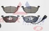 FREN BALATA ON VW GOLF IV 1.4i 16v 1997-2005/ GOLF IV 1.6i 16v 1997-2005/ CADDY II 1.9 TDI 1995-2004/ CADDY II 1.9 SDI 1995-2004/ LEON 1.9 TDI 1999-2006/ IBIZA IV 1.4 TDI 2002-2009/ A1 1.4 TFSI 2010-